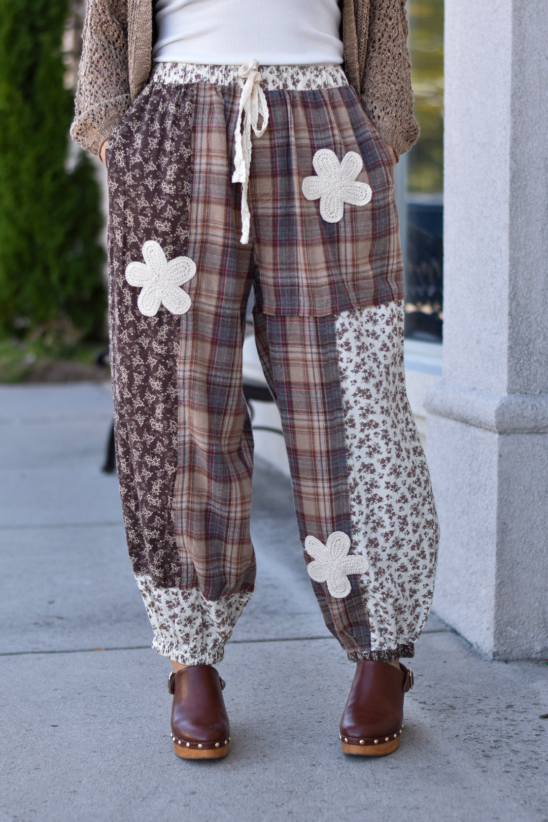 Plaid Joggers 
