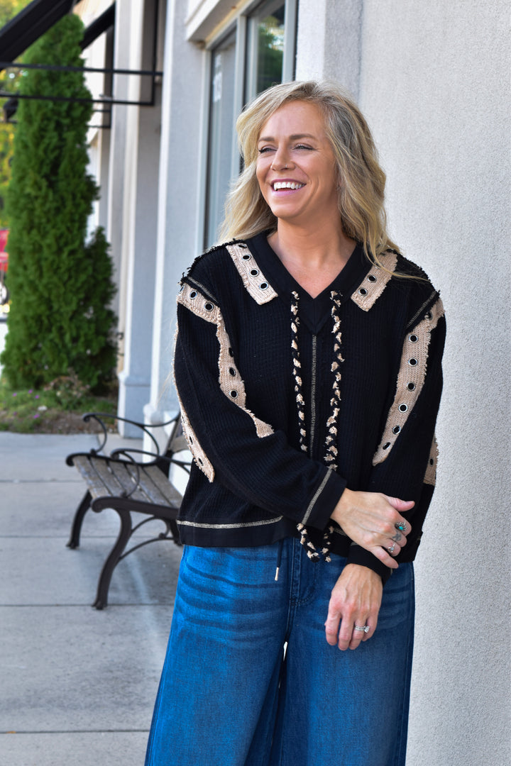Pol Earthbound Boho Knit