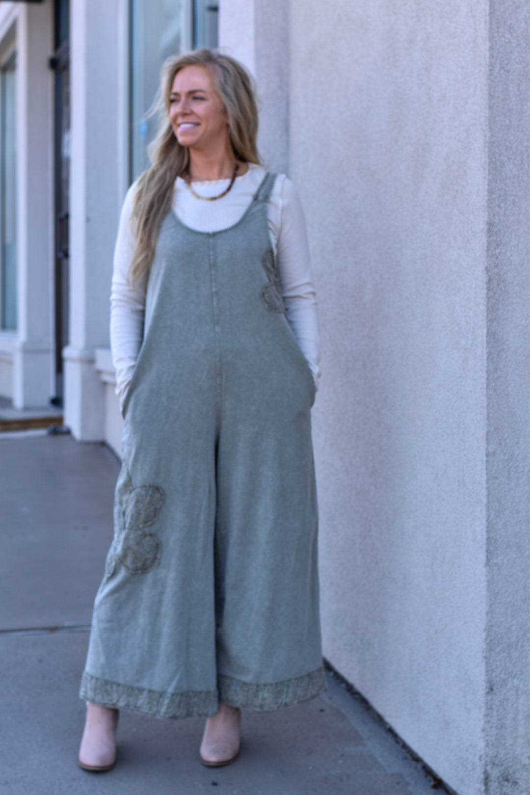 Wildflower Patchwork Overalls