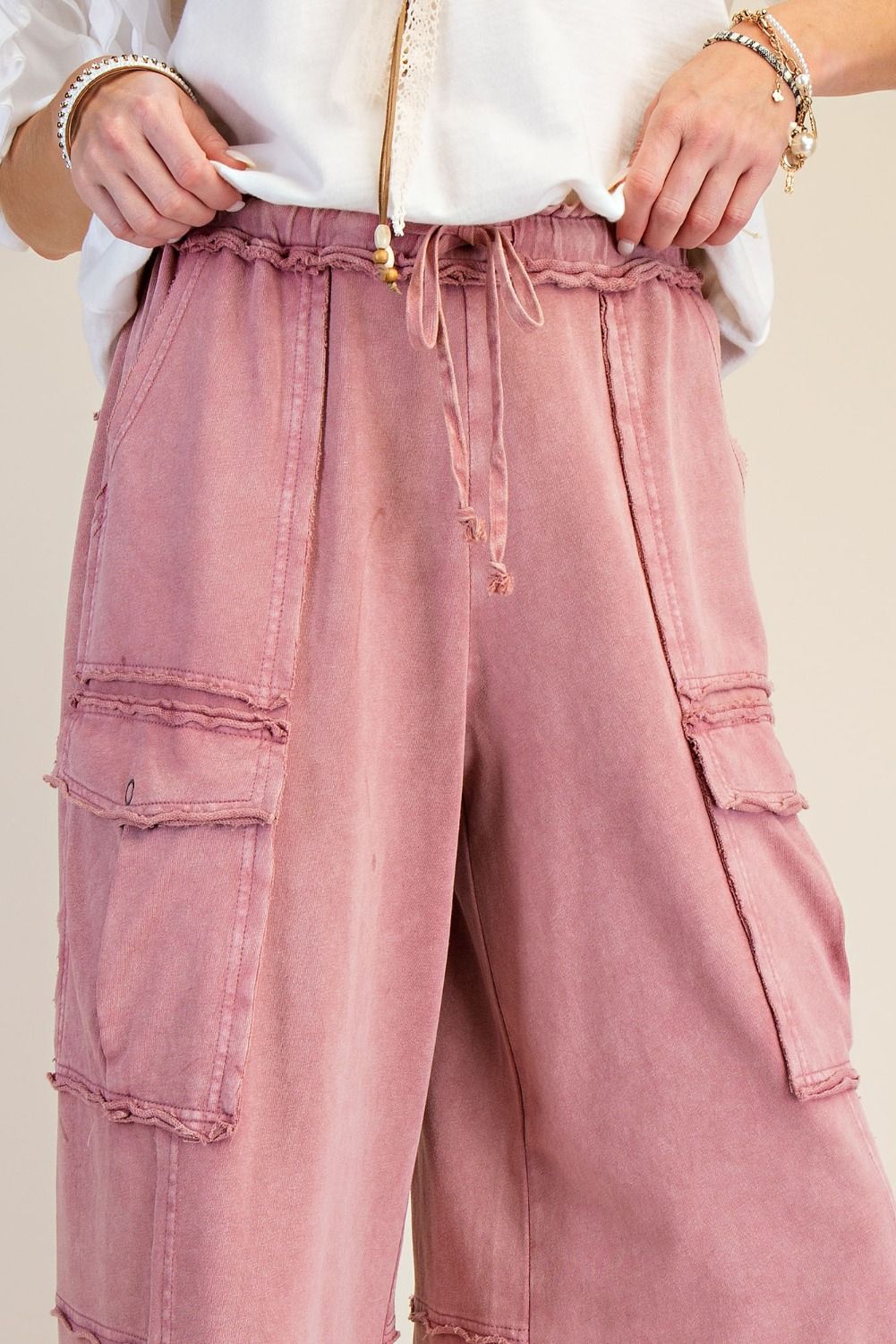 Easel's So Comfy Mineral Washed Terry Pants