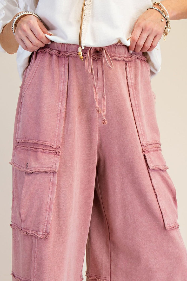 Easel's So Comfy Mineral Washed Terry Pants
