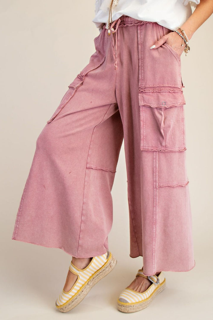 Easel's So Comfy Mineral Washed Terry Pants