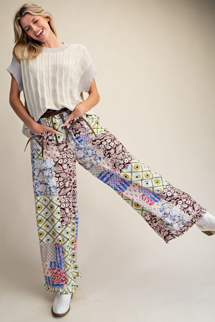 Sienna Mosaic Wide Leg Pants