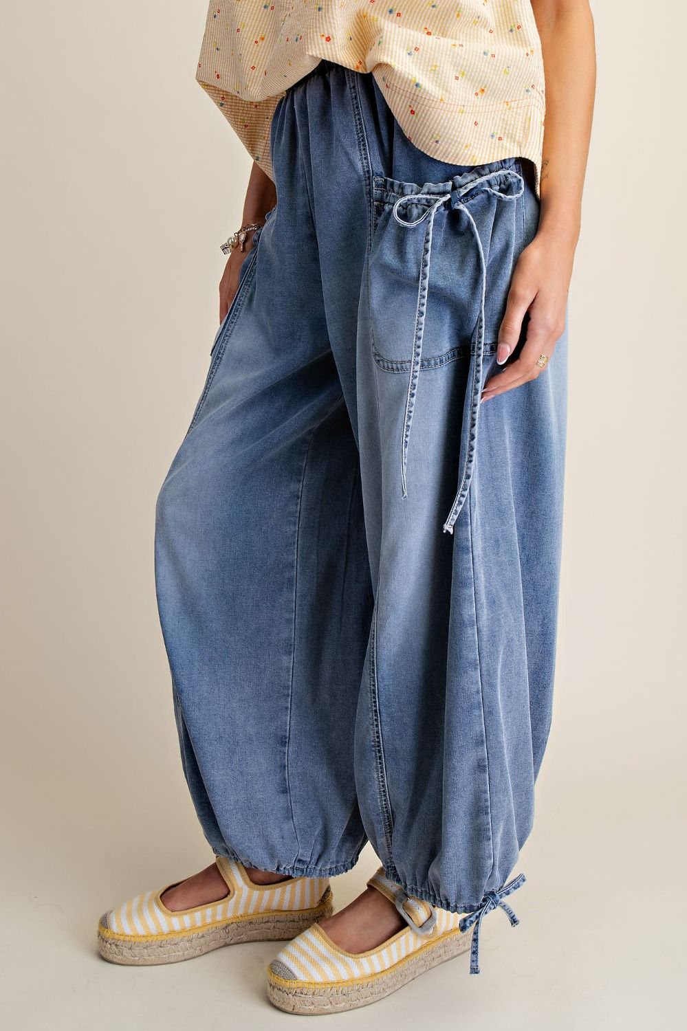 Easel's Horizon Drawstring Jeans