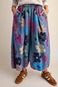 Easel's Flower Denim Pants