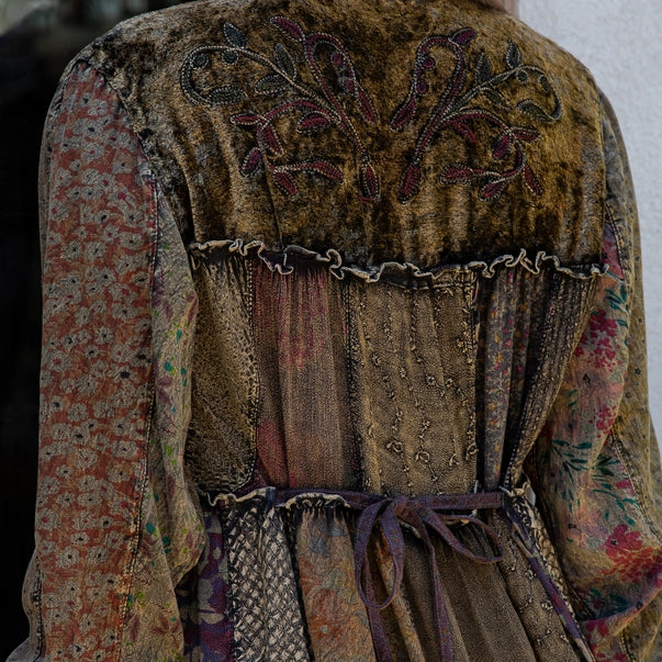 Gypsy Patchwork Babydoll Dress