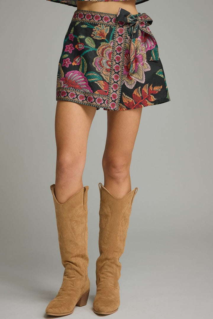 Entro Botanical Wrap Skort