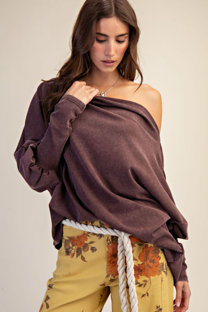 Salt & Stone One-Shoulder Tunic Top