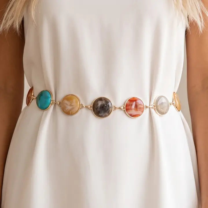 Stone Chain Belt