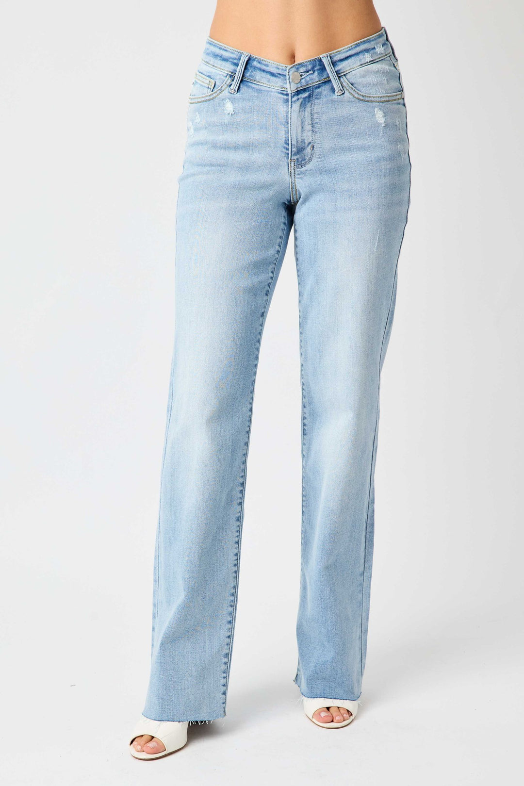 Judy Blue High Rise Straight Jeans