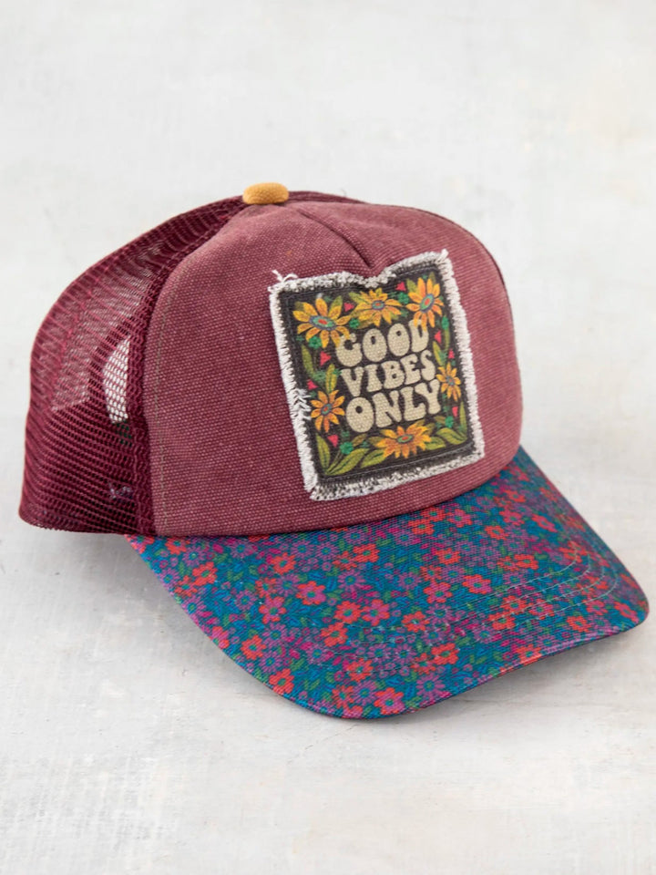 Natural Life Good Vibes Only Trucker Hat