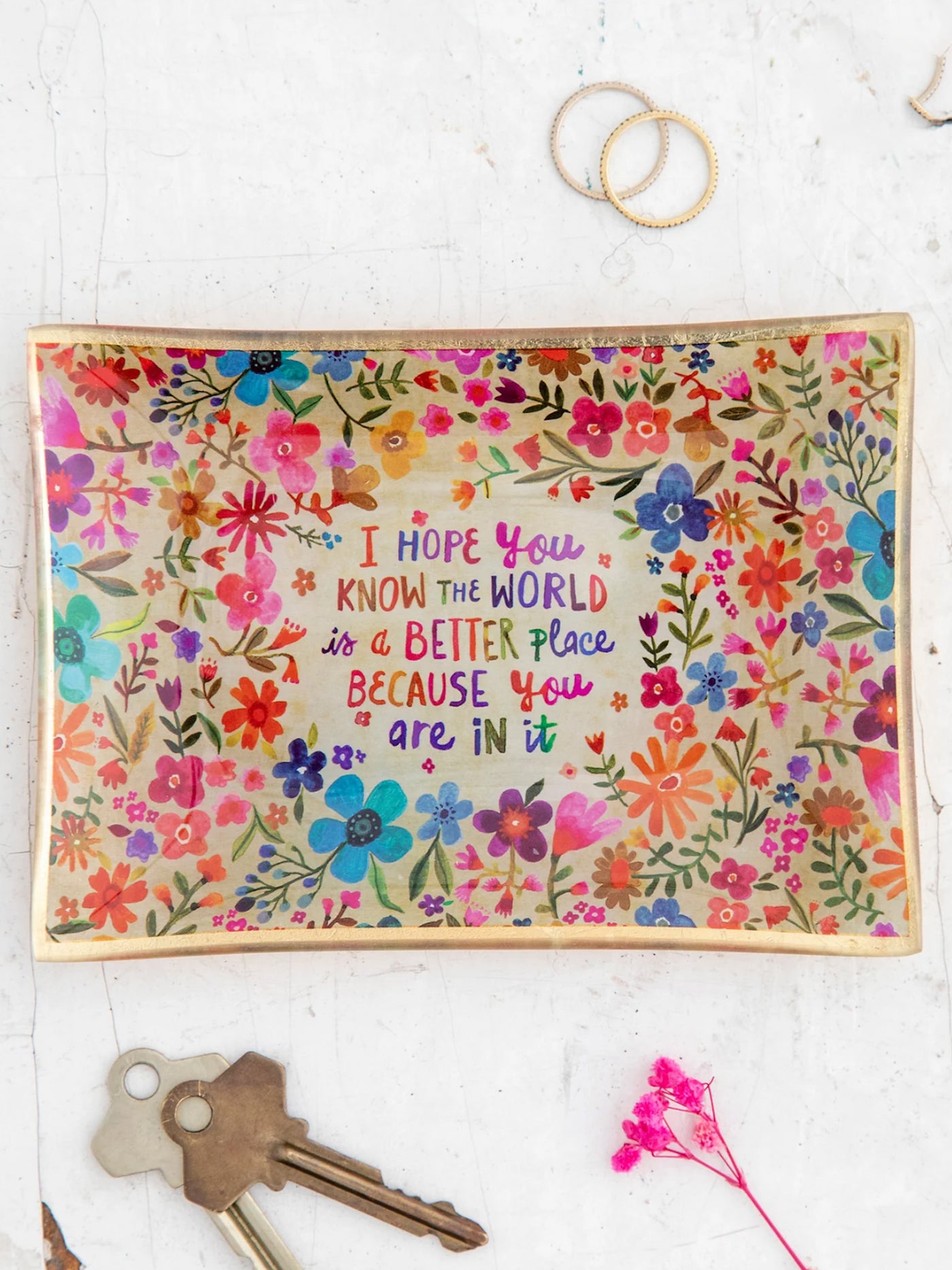 Natural Life Glass Tray - World Better Place