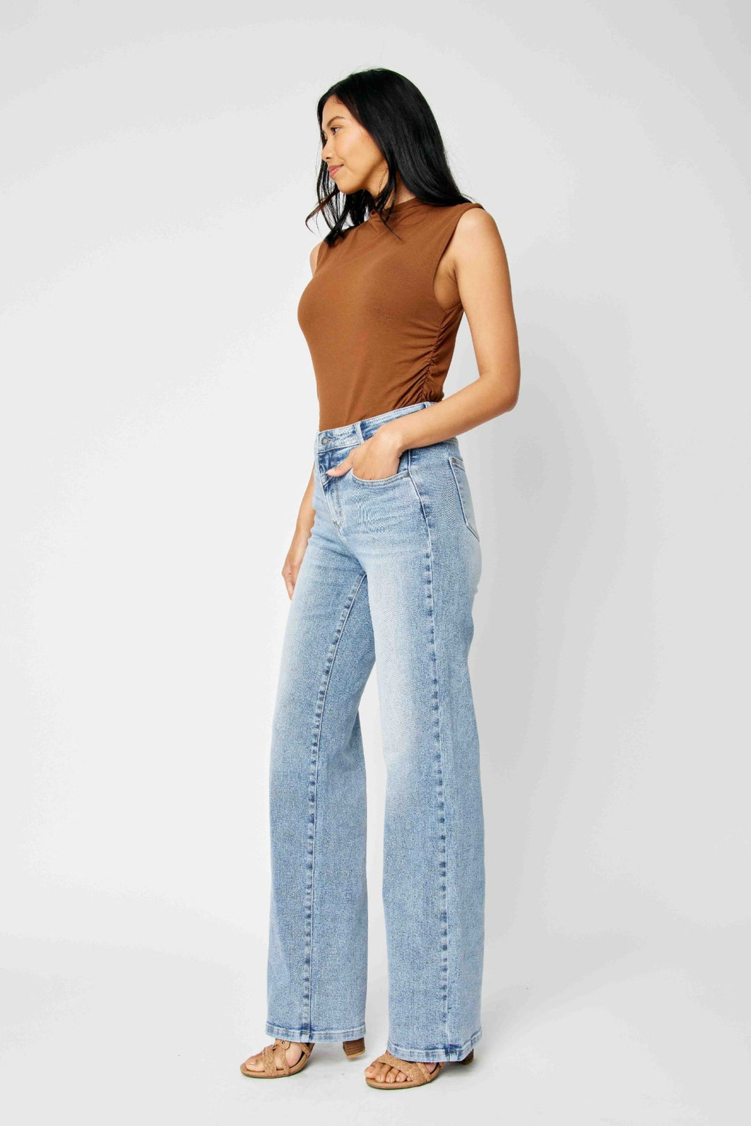 Judy Blue Retro Wide Leg Jean