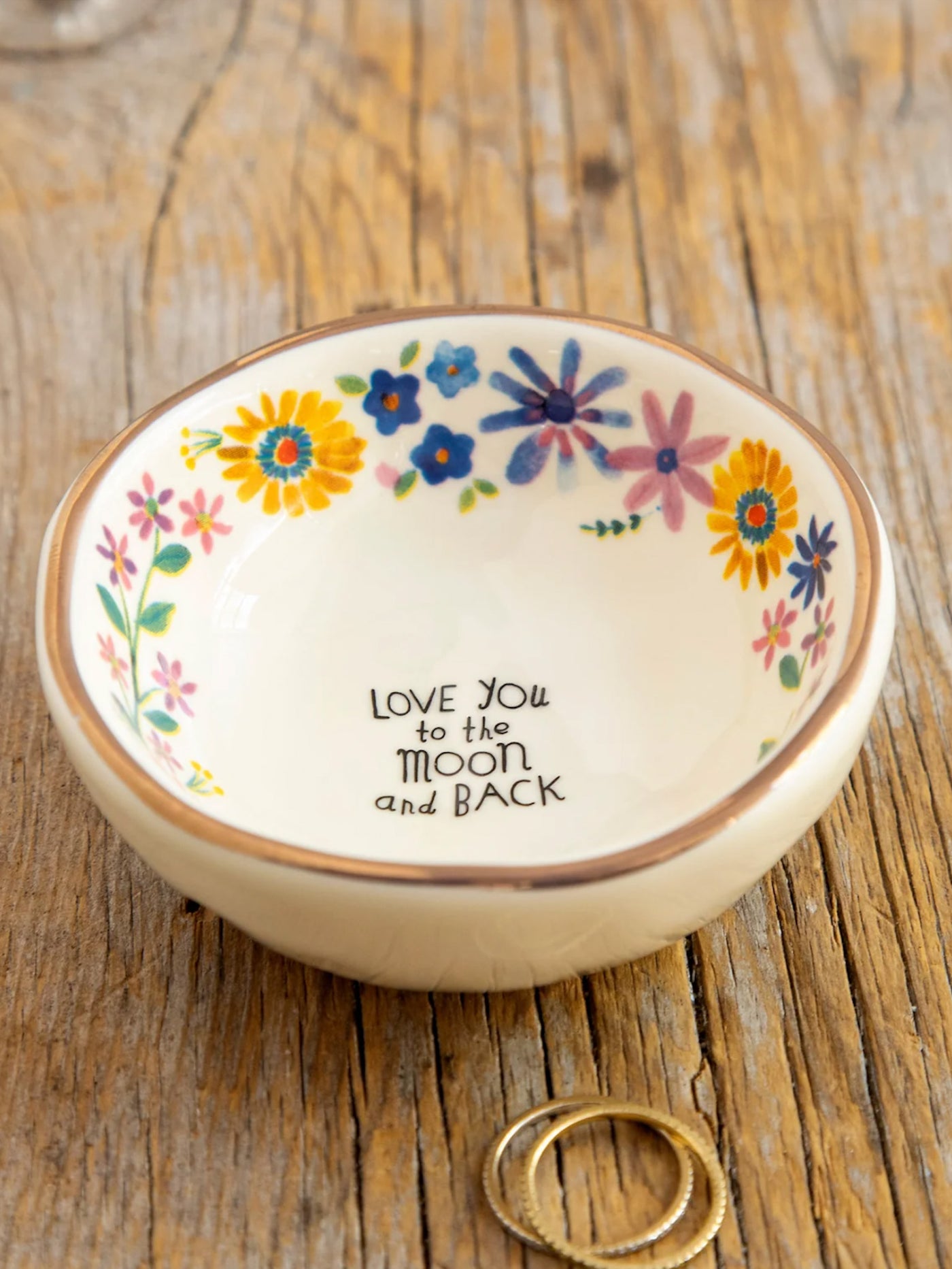 Ceramic Giving Trinket Bowl - Love To Moon
