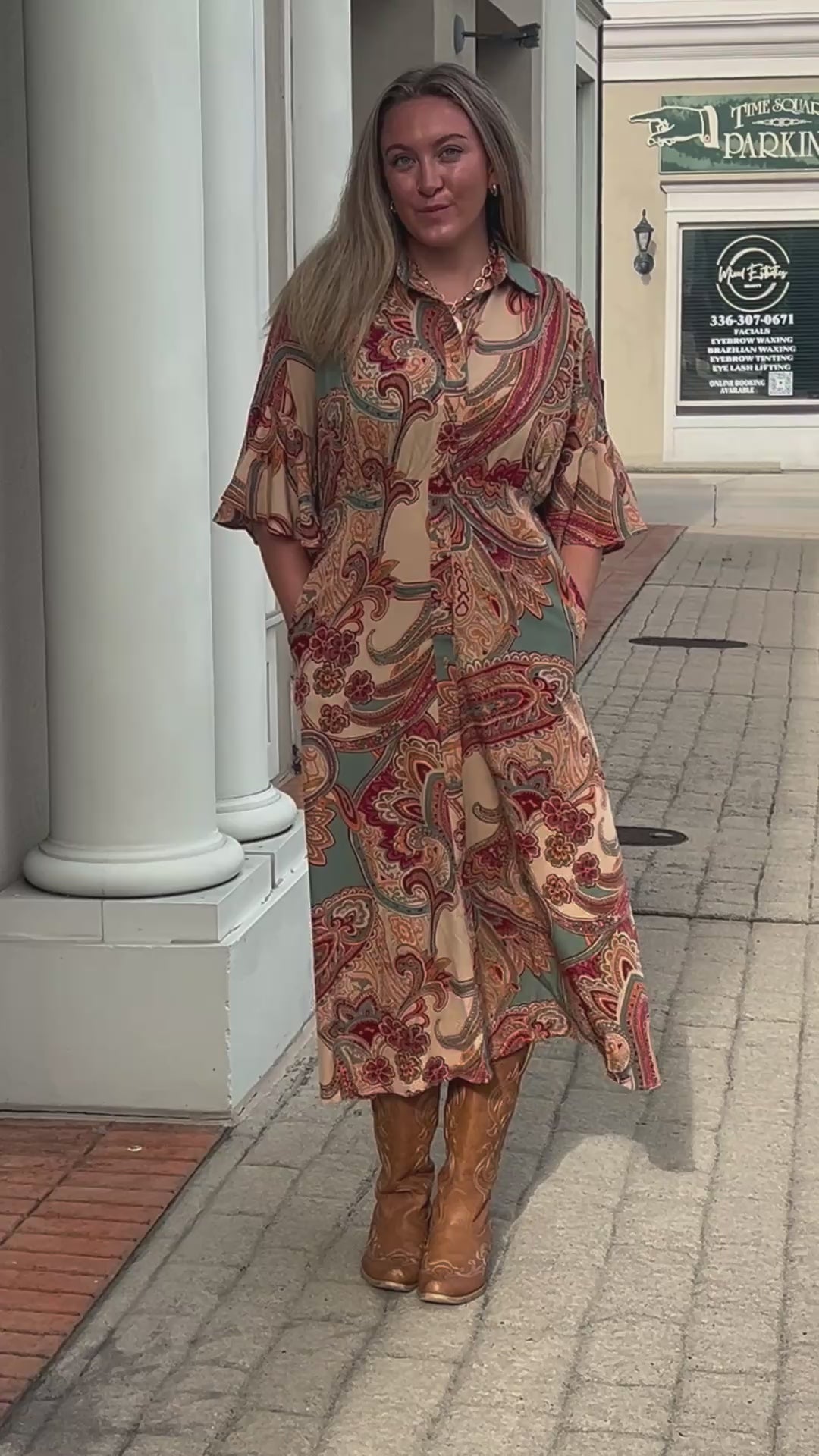 Wanderlust Paisley Dress