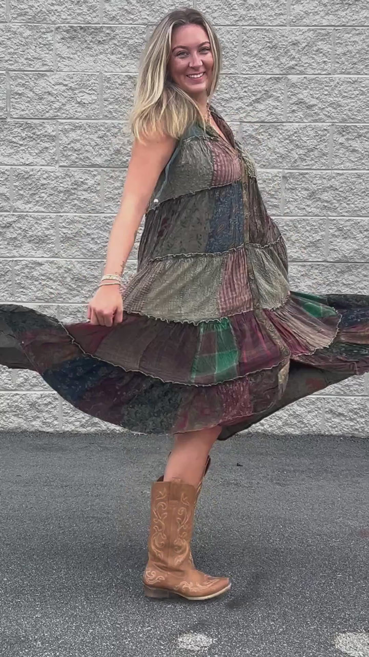 Wanderlust Patchwork Maxi Duster