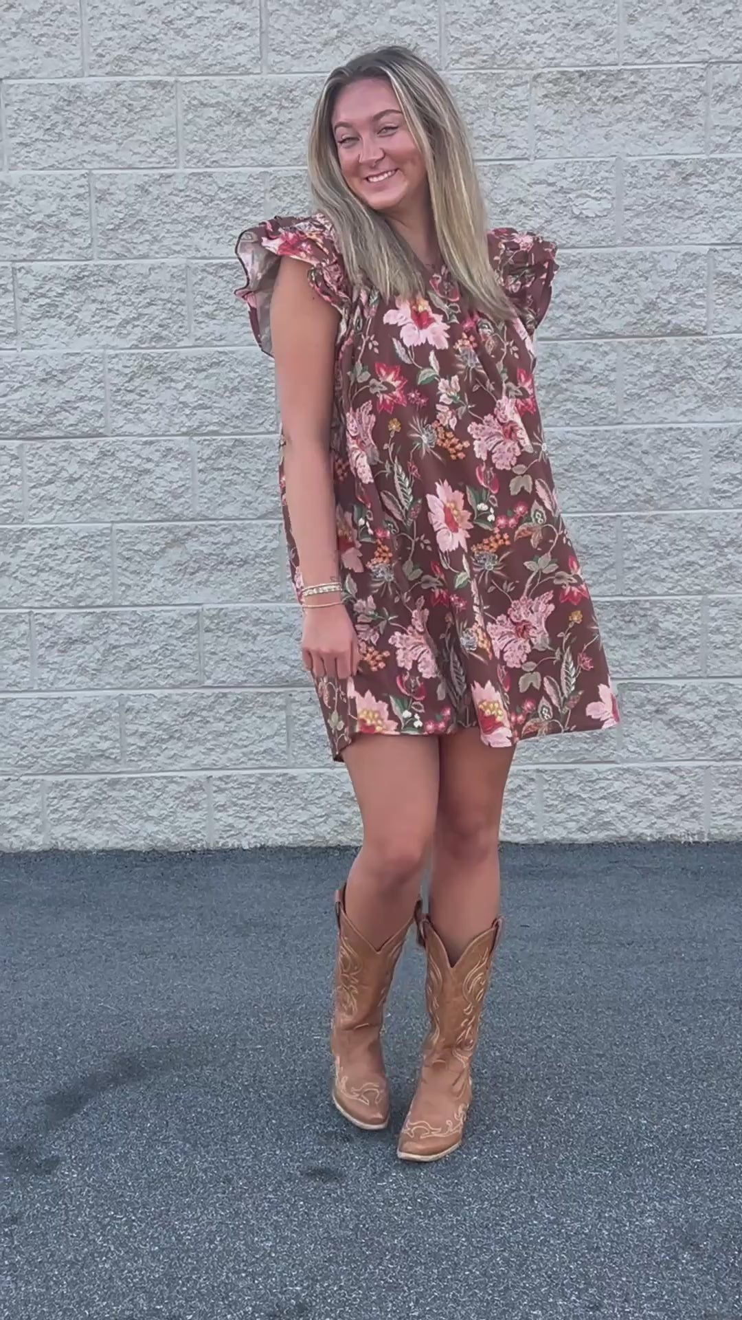Petal Whisper Mini Dress