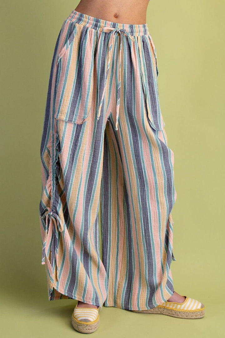 Easel's Sun-Kissed Stripe Pants
