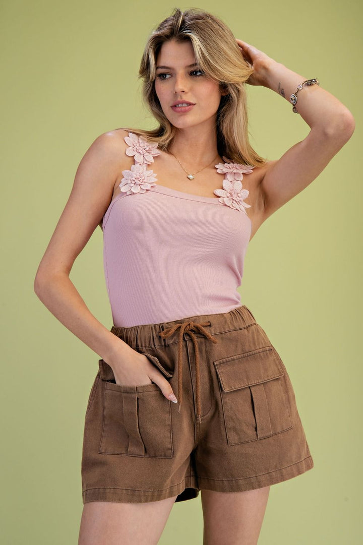 Petal Stretch Tank Top