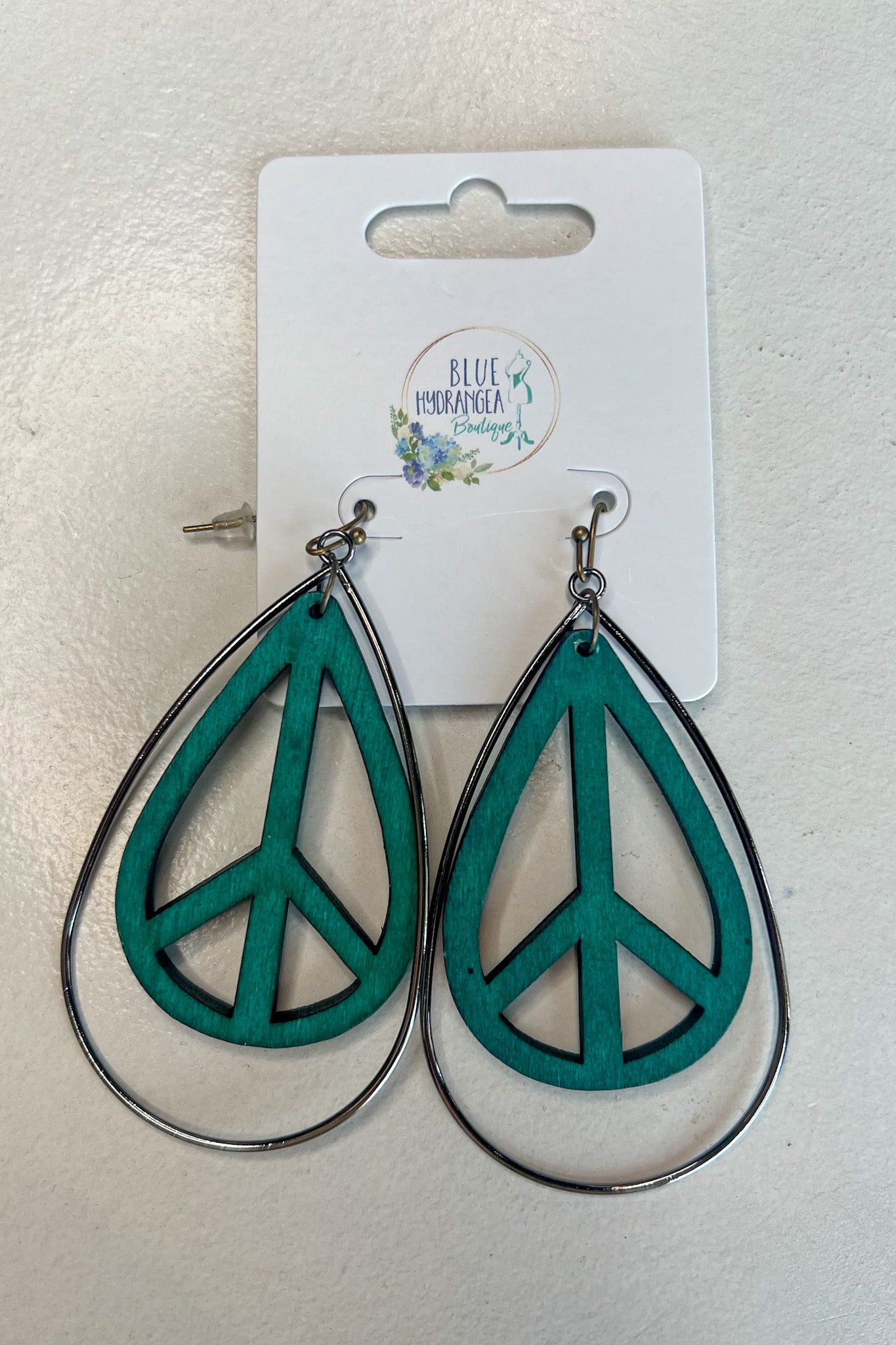 Choose Peace Sign Earrings