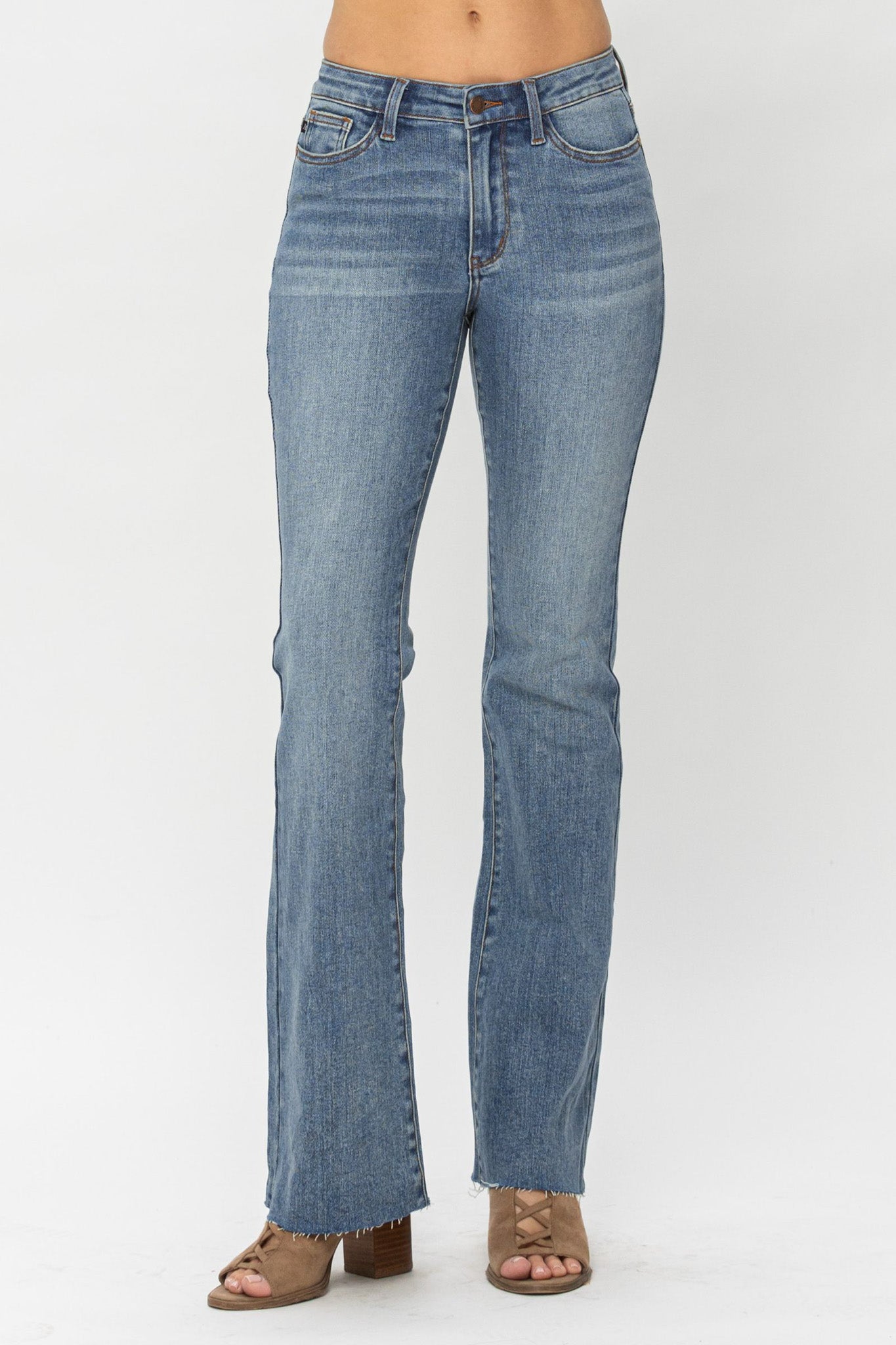 Judy Blue Raw Hem Bootcut