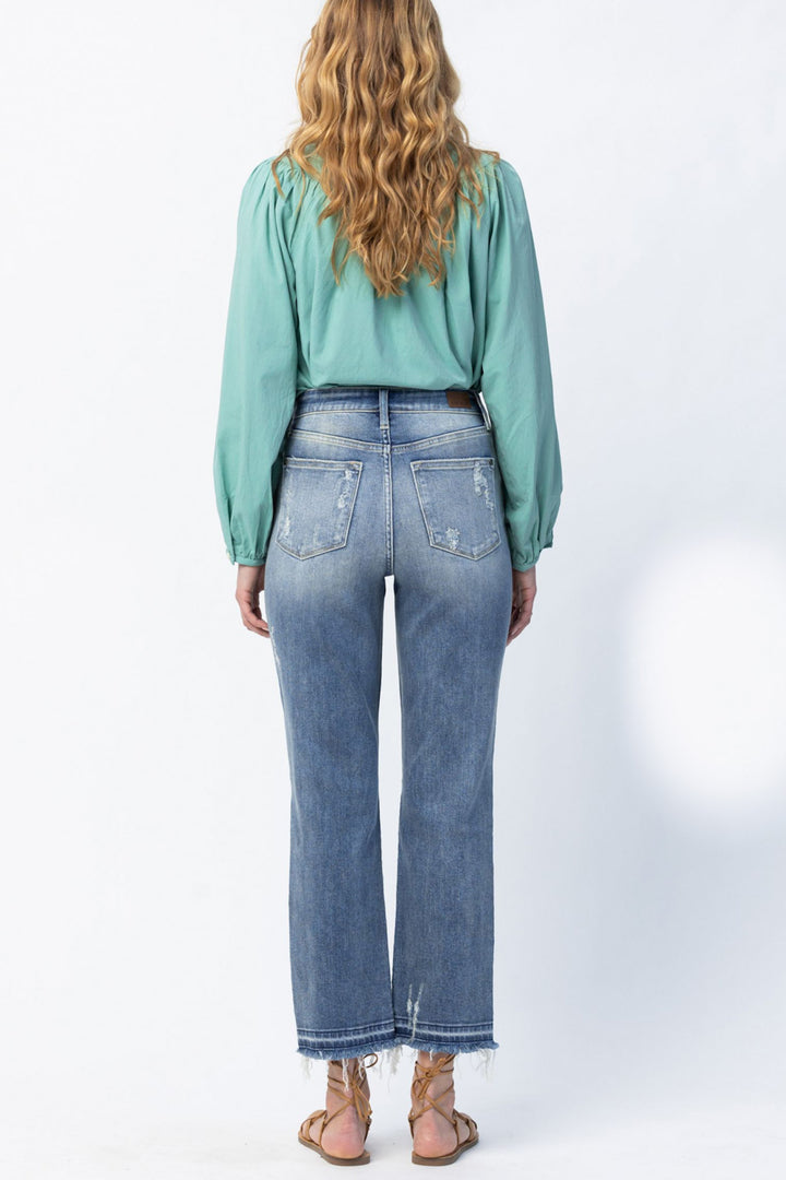 Judy Blue Ankle Straight Jeans